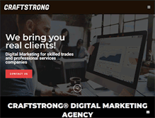 Tablet Screenshot of craftstrong.com